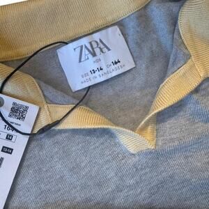 Grey and yellow zara
